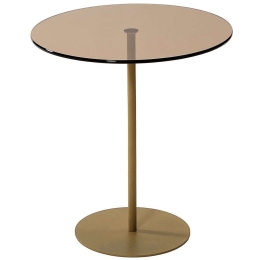 Τραπεζάκι Βοηθητικό Chill-Out 552NOS1460 50x50x50cm Gold-Bronze