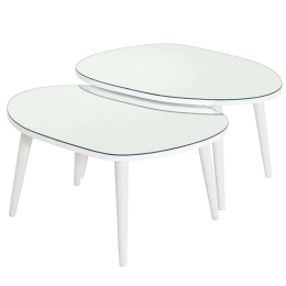 Ζιγκόν Gusto (Σετ 2Τμχ) 552NOS2278 75x55x38/75x55x41cm White
