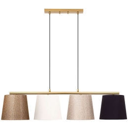 Φωτιστικό Οροφής - Ράγα Varlik 942FLG1147 148x25x48/125cm 4xE27 15W Multi Opviq