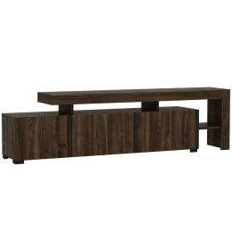 Έπιπλο Τηλεόρασης Με Φως Led Beliz 382NRC1121 192x37x53cm Walnut