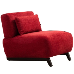 Πολυθρόνα Mokka 560ARE1862 86x76x72cm Red
