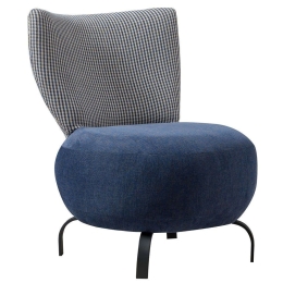 Πολυθρόνα Loly 867UNQ1062 64x74x84cm Dark Blue