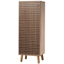 Παπουτσοθήκη Vegas 869VEL8624 50x38x135cm Sonoma Μοριοσανίδα, Μελαμίνη