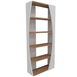 Βιβλιοθήκη Selge 550ARN1641 63,6x23,8x150cm Pine-White