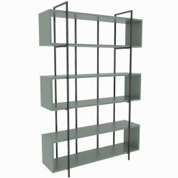 Βιβλιοθήκη Bruti 875ZNA4514 120x29,6x180cm Green-Black