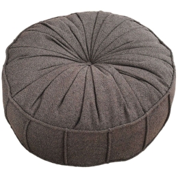 Πουφ Vintage 383EVN1143 60x60x20cm Anthracite