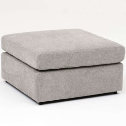 Σκαμπό Mottona 825BLC2876 90x90x43cm Light Grey