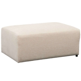 Σκαμπό Linden 825BLC2919 103x73x42cm Cream