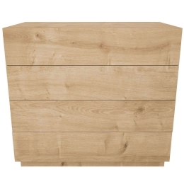 Συρταριέρα Lines 322RTC1509 90x45x81,6cm Oak