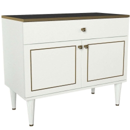 Συρταριέρα Ravenna 804TRH3524 90x44,8x76cm White-Gold