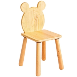 Καρέκλα Παιδική Bear 109TRS1189 28x28x32cm Oak