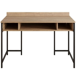 Γραφείο Tumata 541HDL1122 119,5x62x65,2cm Walnut-Black