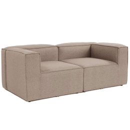 Καναπές Διθέσιος Fora 560ARE2157 248x66cm Brown