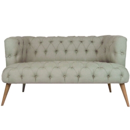 Καναπές Διθέσιος West Monroe 558ZEN1223 140x75x76cm Grey
