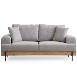 Καναπές Τριθέσιος Eti 560ARE2121 220x98x78cm Oak-Grey