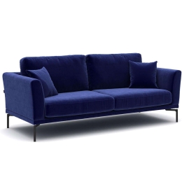 Καναπές Τριθέσιος Jade 291NDS1324 227x94x82cm Blue