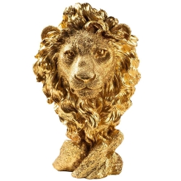 Διακοσμητικό Λιοντάρι 891TNL3641 18x17x34cm Gold Aberto Design Πολυέστερ