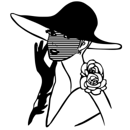 Διακοσμητικό Τοίχου Striped Woman 899SKL2579 60x69cm Black Wallity Μέταλλο