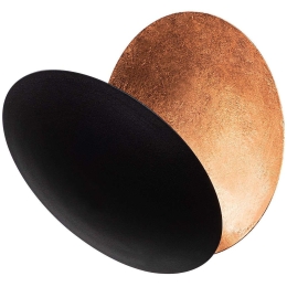 Φωτιστικό Τοίχου Yosma 119FRS1545 25x16x25cm Led 5W 3000K Black-Copper Opviq