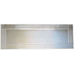 Καθρέπτης Τοίχου 552NOS2122 120x40cm Silver Aberto Design Mdf,Γυαλί