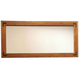 Καθρέπτης Τοίχου 552NOS2126 110x3x50cm Walnut Aberto Design Ξύλο,Γυαλί