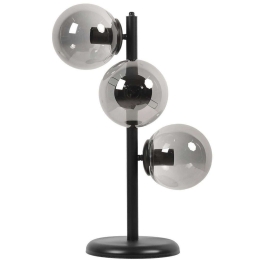 Φωτιστικό Επιτραπέζιο Simay 941RTN1318 Φ20x55cm 3xE27 60W Black Opviq