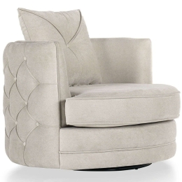 Πολυθρόνα Hilal 291NDS2414 95x71x64cm Cream