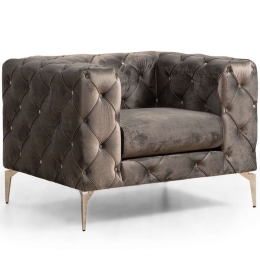 Πολυθρόνα Como 569HLN1507 108x90x70cm Anthracite