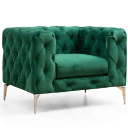 Πολυθρόνα Como 569HLN1516 108x90x70cm Green