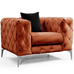 Πολυθρόνα Como 569HLN1130 108x90x70cm Orange