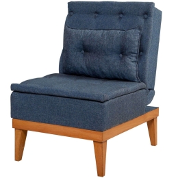 Πολυθρόνα - Κρεβάτι Fuoco 867UNQ1025 62x80x80cm Dark Blue