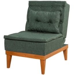 Πολυθρόνα - Κρεβάτι Fuoco 867UNQ1026 62x80x80cm Green