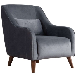 Πολυθρόνα Buhara 560ARE2178 60x72x81cm Dark Grey