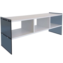 Έπιπλο Τηλεόρασης 552NOS1514 120x35x45cm White-Black