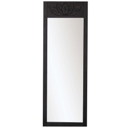 Καθρέπτης Δαπέδου Lotus 552NOS2351 55x2x155cm Anthracite Aberto Design Ξύλο,Γυαλί