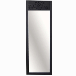 Καθρέπτης Δαπέδου Roses 552NOS2349 55x2x155cm Anthracite Aberto Design Ξύλο,Γυαλί