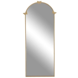 Καθρέπτης Δαπέδου - Τοίχου Portal 552NOS2314 65x1,5x180cm Gold Aberto Design Μέταλλο,Γυαλί