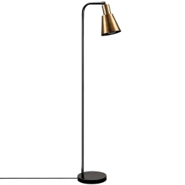 Φωτιστικό Δαπέδου 584TTM1518 30x22x120cm E27 40W Black-Gold Opviq