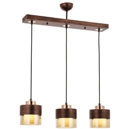 Φωτιστικό Οροφής - Ράγα 683AVN1427 70x15x75cm 3xE27 60W Copper Opviq