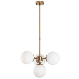 Φωτιστικό Οροφής Akkas 942FLG1160 43x43x47/89cm 4xE14 40W Gold Opviq