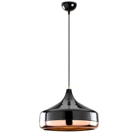 Φωτιστικό Οροφής Yildo 892OPV1771 Φ36x122cm E27 40W Black-Copper Opviq