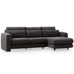 Καναπές Γωνιακός (Δεξιά Γωνία) Lily 560ARE1859 290x165x73cm Grey