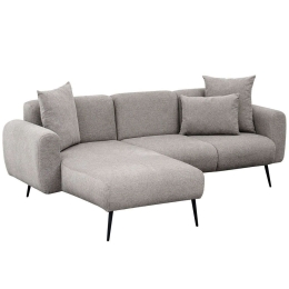 Καναπές Γωνιακός (Δεξιά Γωνία) Side 825BLC2883 252x158x77cm Light Grey