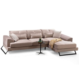 Καναπές Γωνιακός (Δεξιά Γωνία) Frido 560ARE1166 308x190x92cm Beige