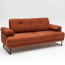 Καναπές - Κρεβάτι Τριθέσιος Mustang 560ARE1356 239x99x83cm Orange