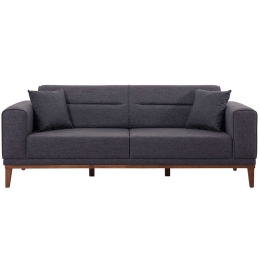 Καναπές - Κρεβάτι Τριθέσιος Liones 867UNQ1369 223x94x82cm Anthracite