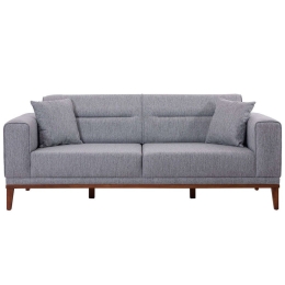 Καναπές - Κρεβάτι Τριθέσιος Liones 867UNQ1365 223x94x82cm Grey