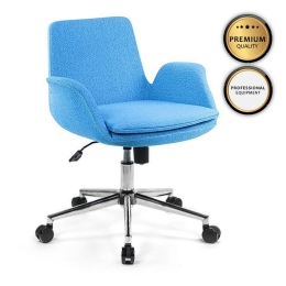 Καρέκλα Γραφείου Εργασίας Maxim Up 125113 65x60x90cm Light Blue