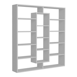 Βιβλιοθήκη Ample 216008 125x22x135,7cm White Μελαμίνη