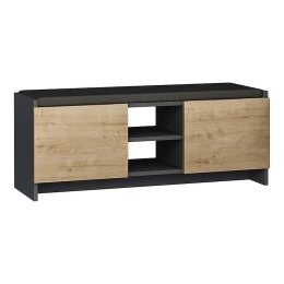 Παπουτσοθήκη Zulla 214024 110x37x43cm Anthracite - Oak
